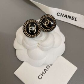 Chanel-Round-Acrylic-Stud-Earrings-1