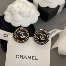Chanel-Round-Acrylic-Stud-Earrings-1